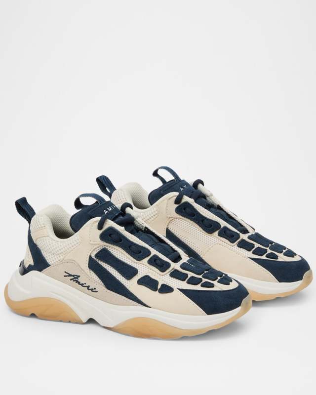Boy's Bone Runner Leather Sneakers,